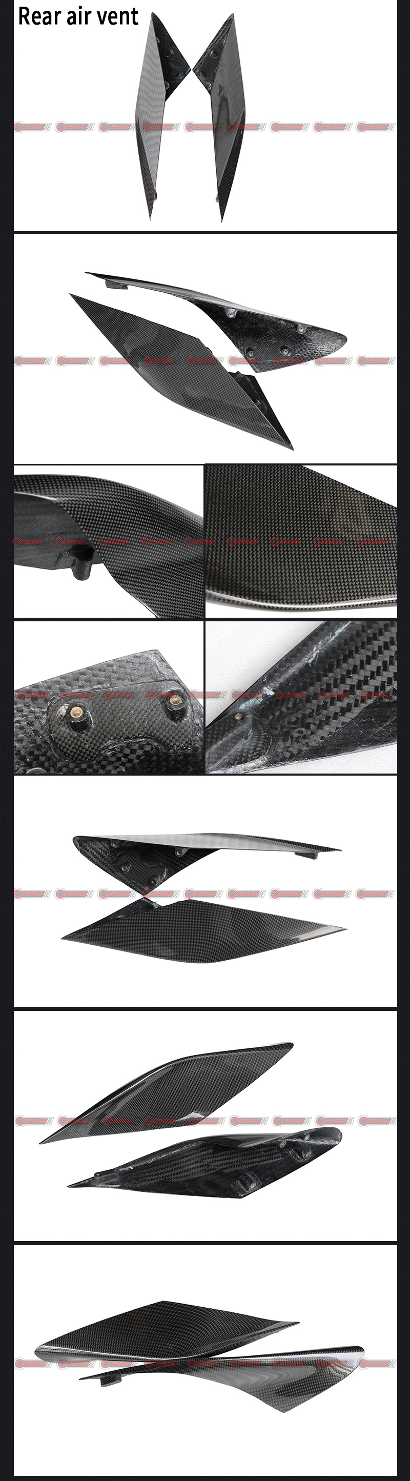 페라리 F8용 후면 에어벤트