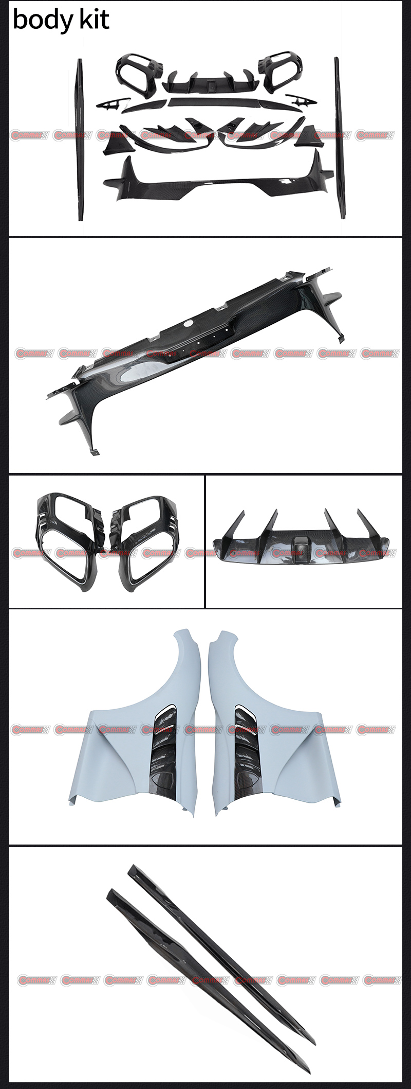 Ferrari 812 Mansory 소형 바디킷 