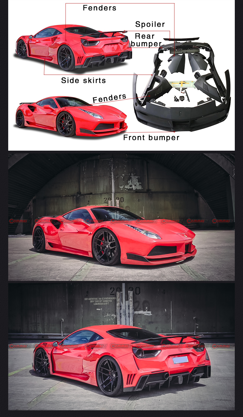 페라리 488 노비텍 바디킷