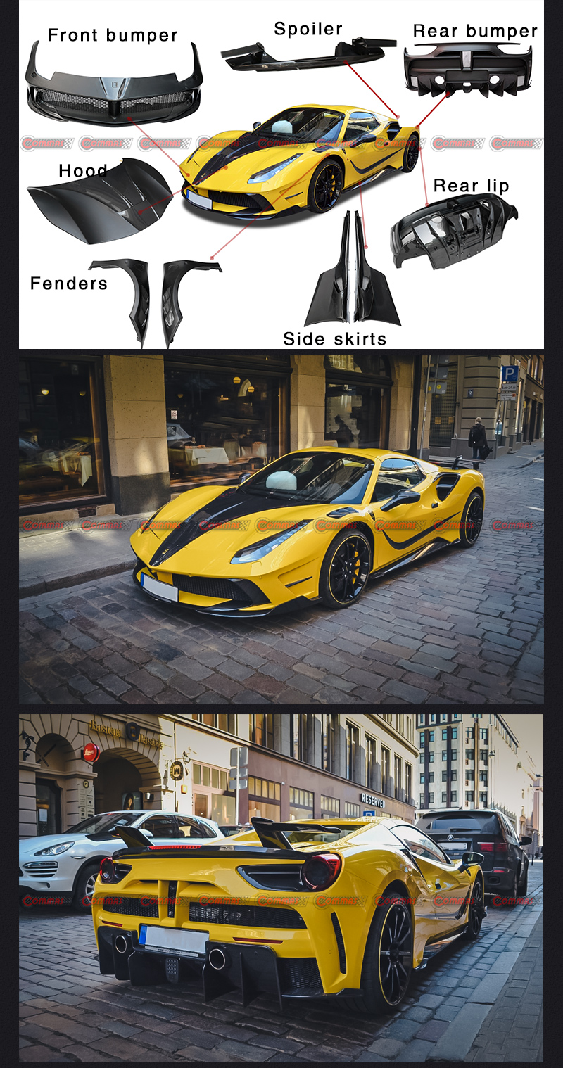 페라리 488 gtb mansory 바디 키트