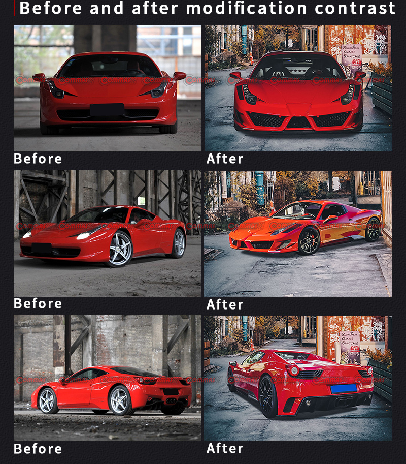 페라리 458 맨소리 바디킷