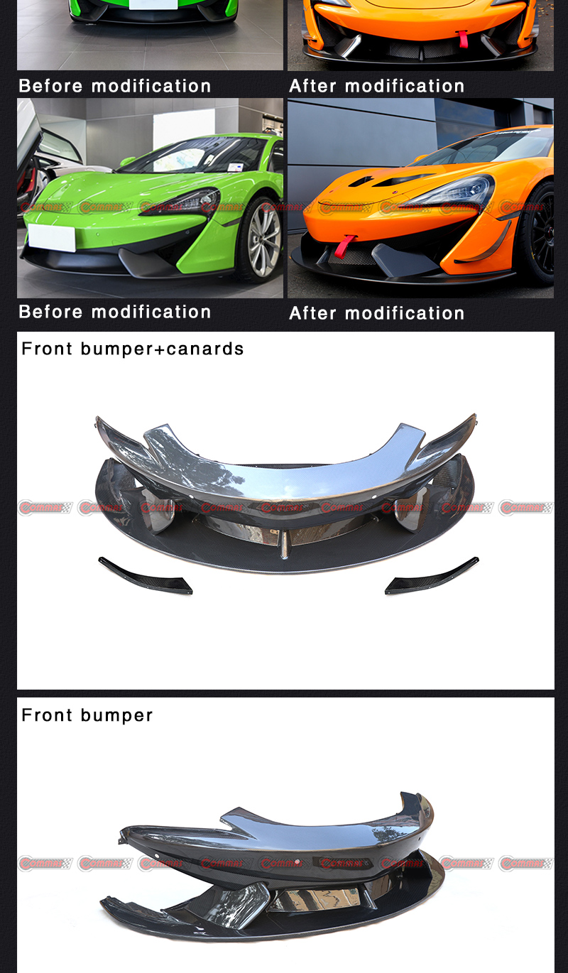 gt4 스타일 맥라렌 540c 앞범퍼