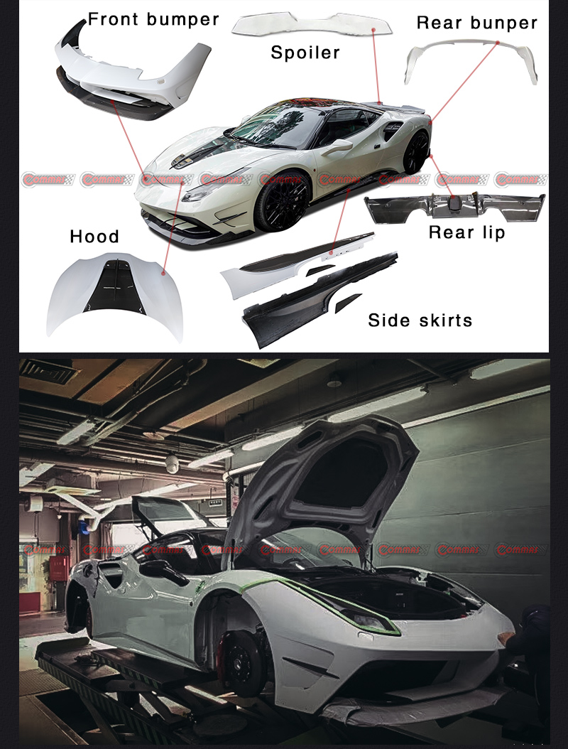 페라리 488 미샤 바디킷