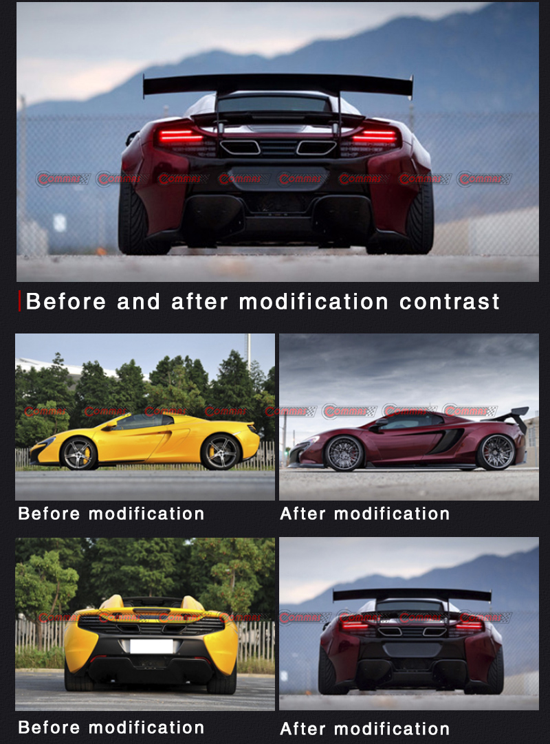 lb mclaren mp4 12c 리어 스포일러