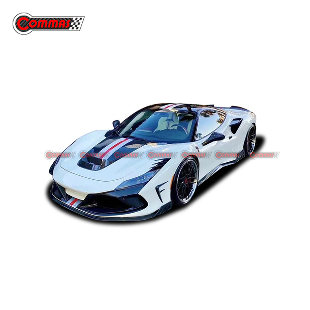 Ferrari F8용 Keyvany 스타일 탄소 섬유 바디 키트