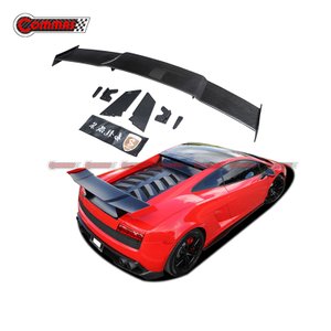 Lambroghini Gallardo LP540 LP550 LP560용 RZ 스타일 탄소 섬유 리어 스포일러 윙