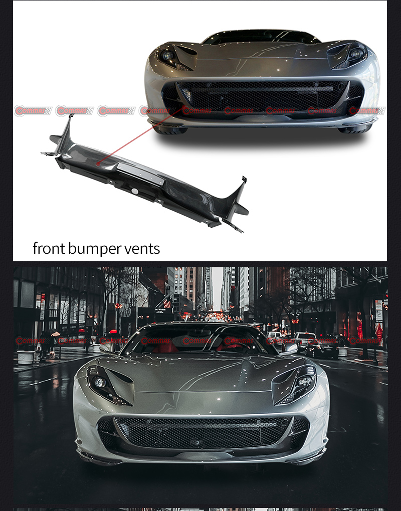 페라리 812 앞 범퍼 벤트