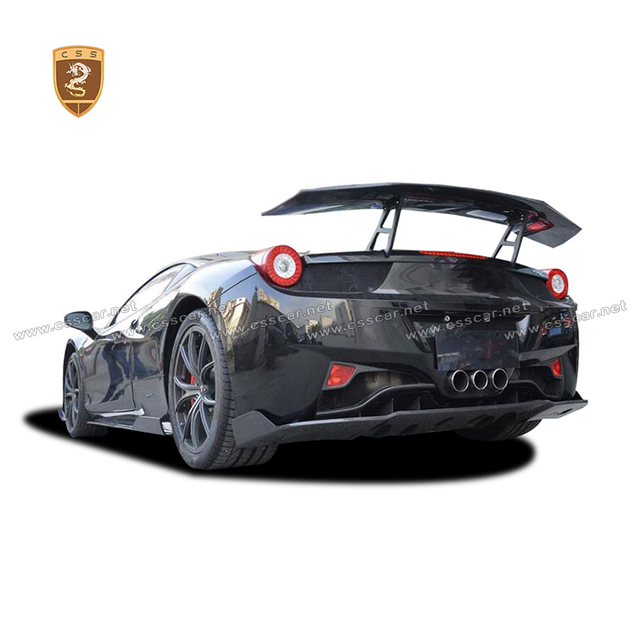 페라리 458용 GT 카본 파이버 리어 스포일러