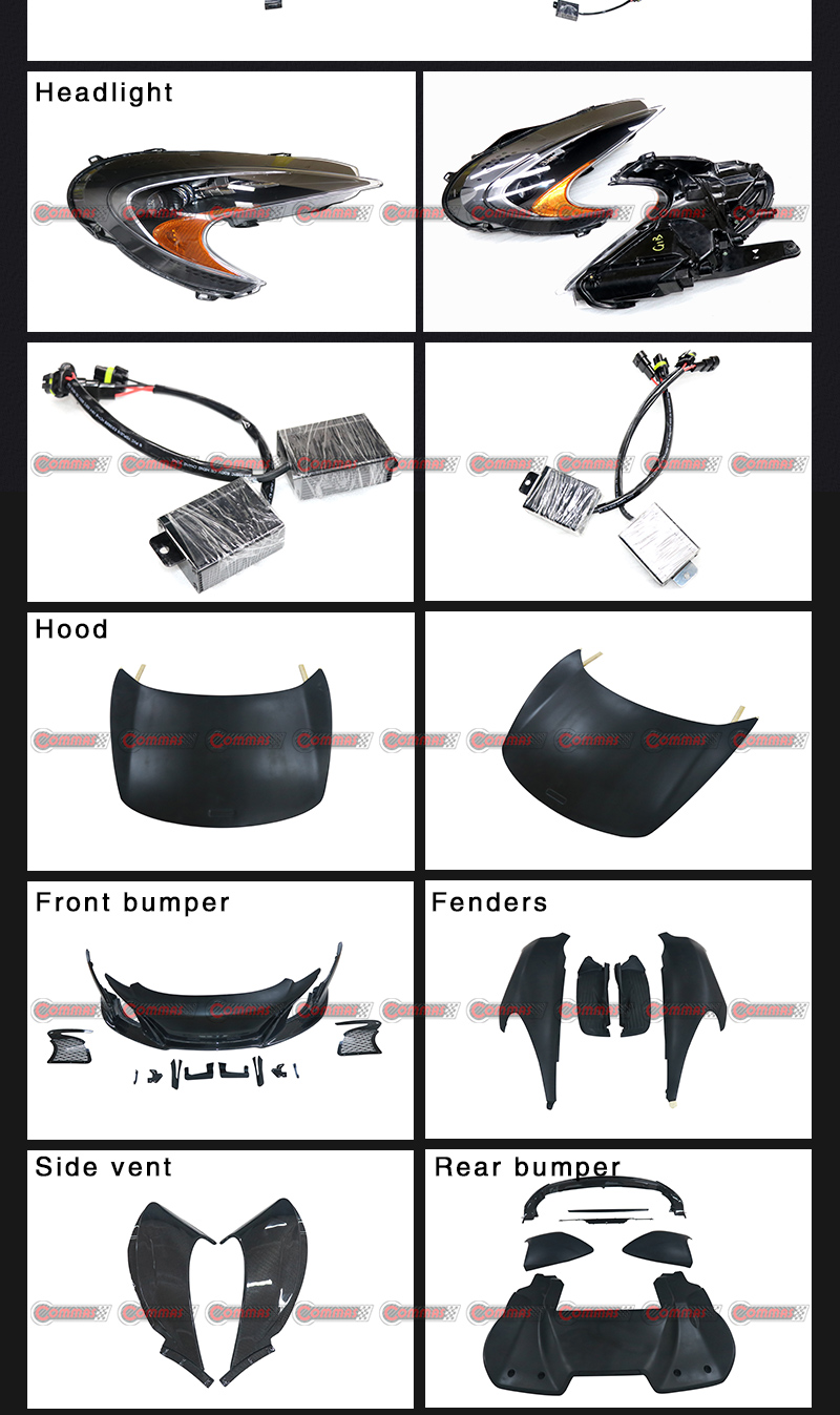 맥라렌 mp4 업그레이드 650s 바디 키트