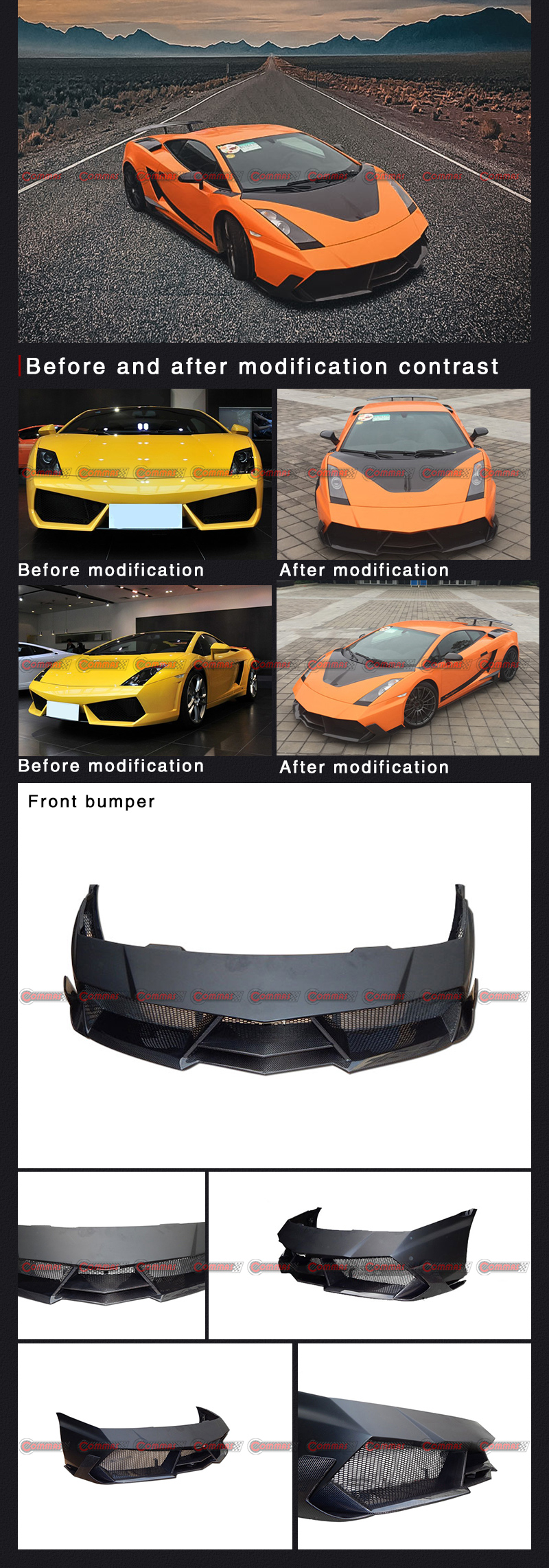 람보르기니 가야르도 앞범퍼