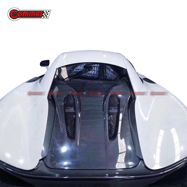 Mclaren 540c 570s용 OEM 탄소 섬유 뒷 트렁크 엔진 커버