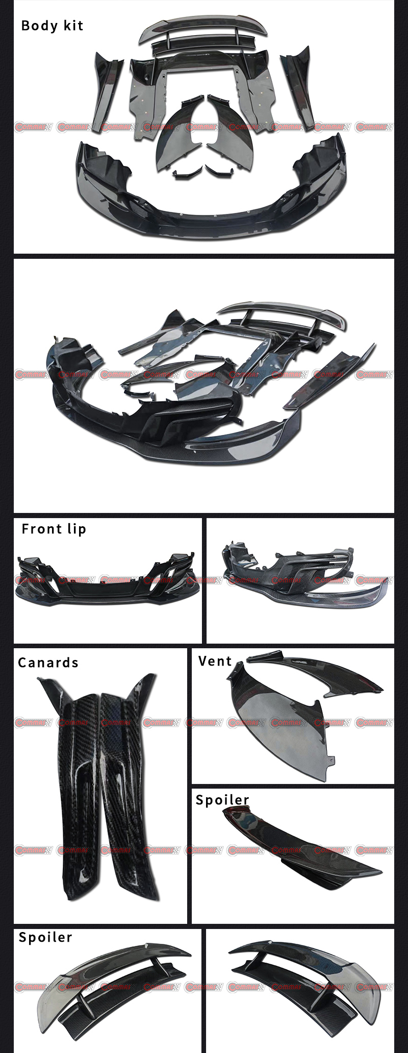 mclaren mp4 dmc 스타일 바디 키트