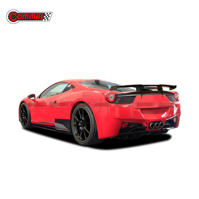 페라리 458용 Mansory 스타일 탄소 섬유 리어 스포일러
