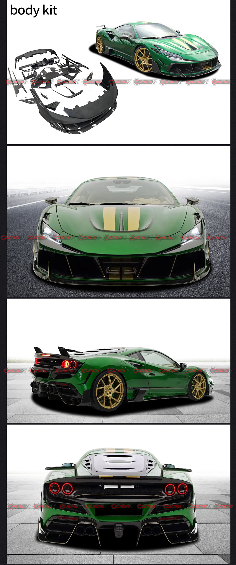 페라리 F8 Mansory 바디 키트