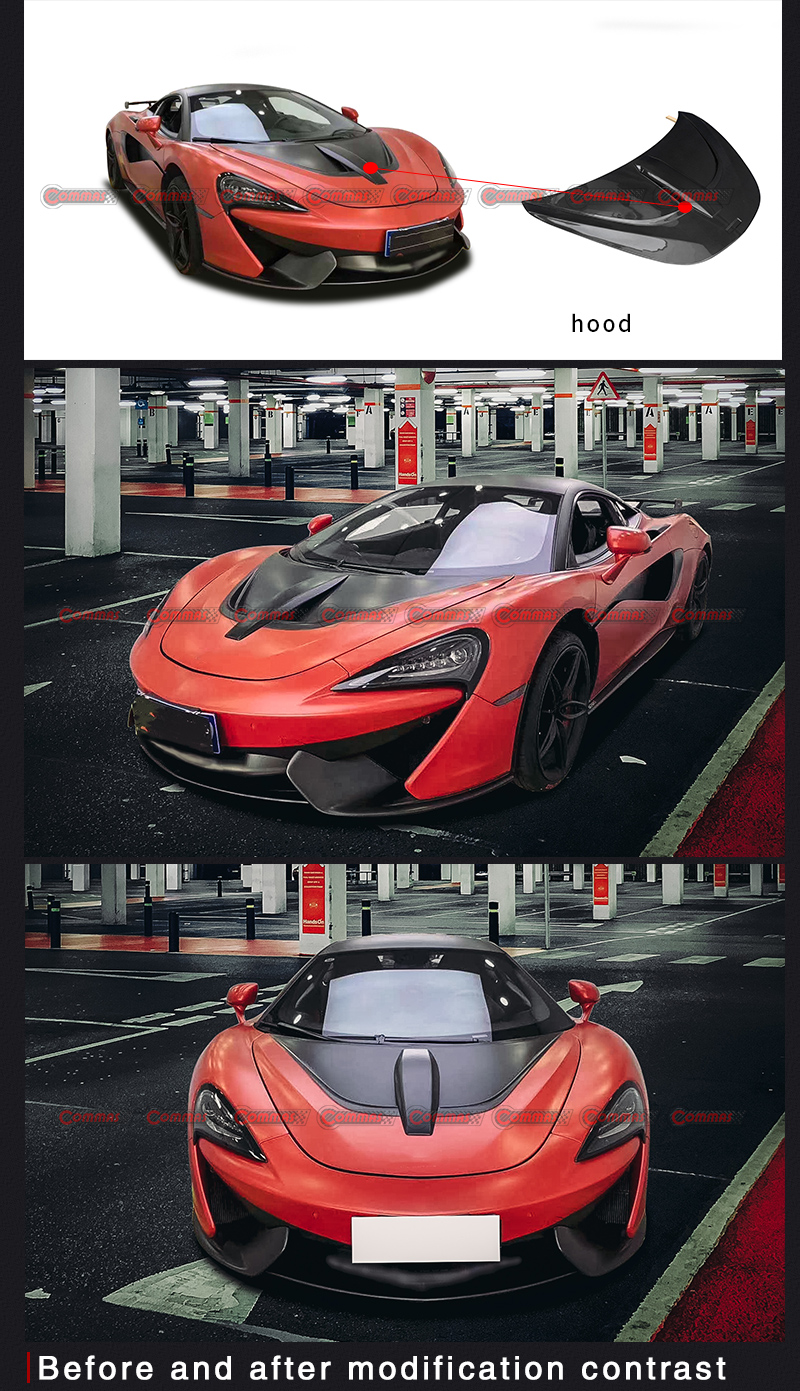 노비텍 맥라렌 540c 엔진 커버