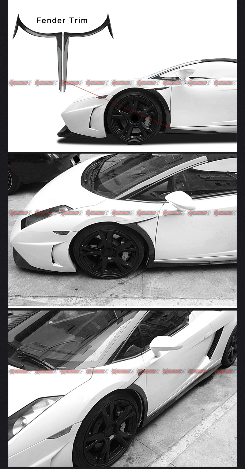 Lambroghini Gallardo 전면 펜더 트림