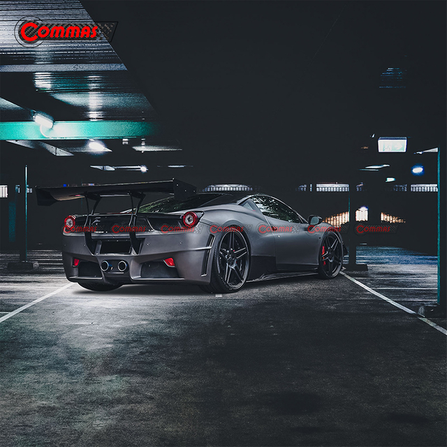 페라리 458용 SVR 스타일 탄소 섬유 리어 스포일러