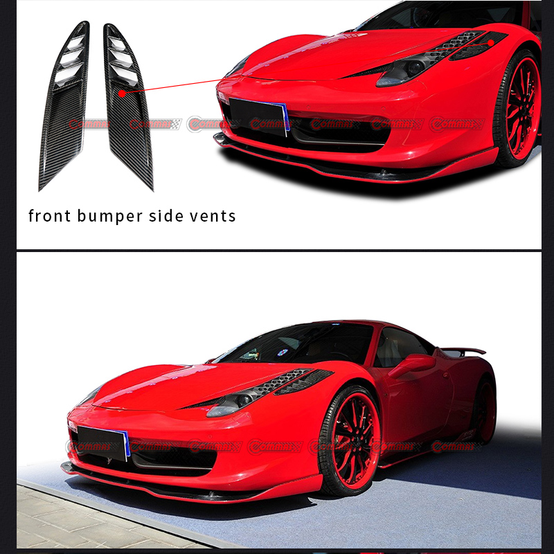 페라리 458 앞범퍼 사이드 벤트