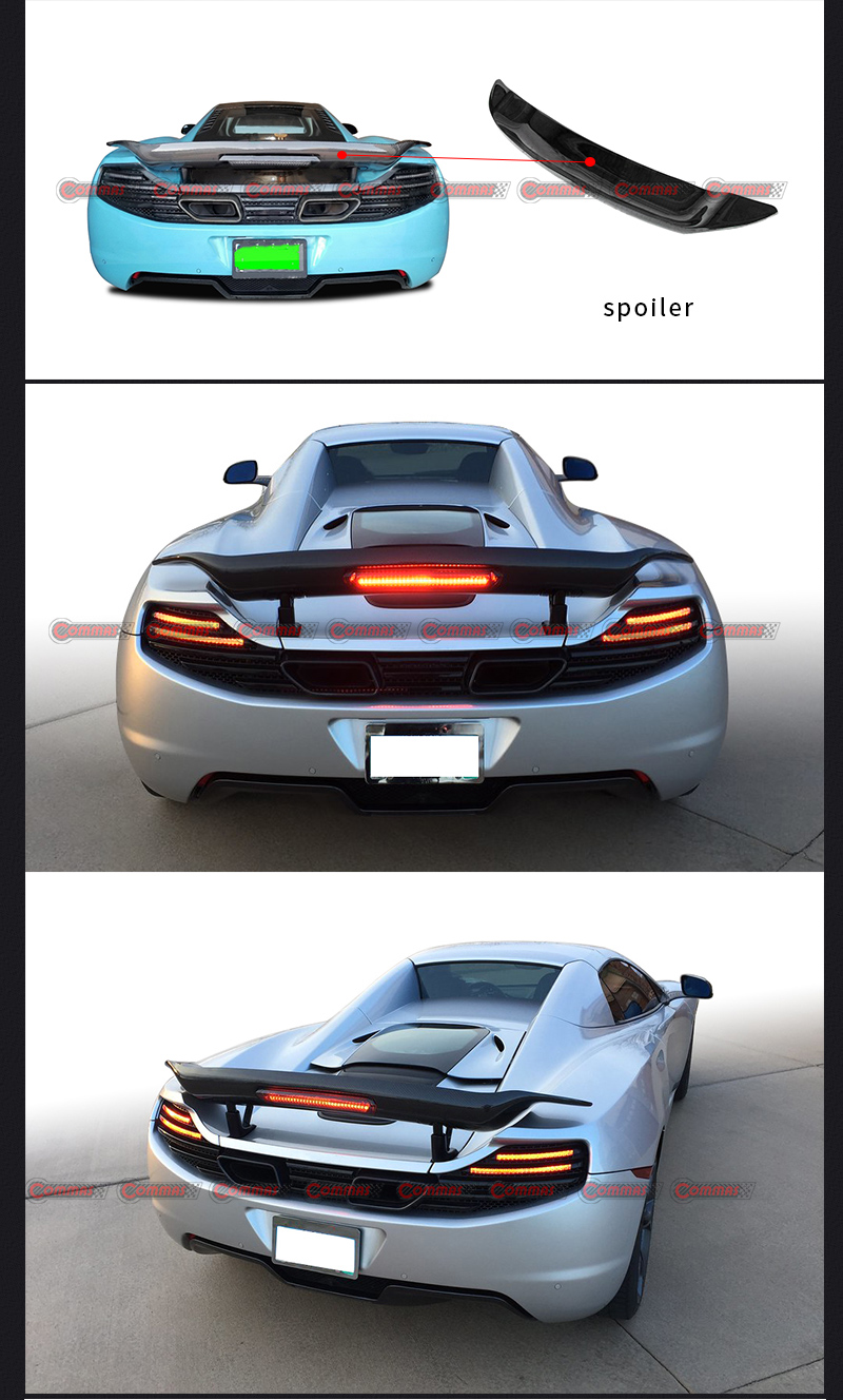 mclaren 650s용 vorsteiner 리어 윙