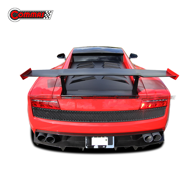 Lambroghini Gallardo LP540 LP550 LP560용 RZ 스타일 탄소 섬유 리어 스포일러 윙