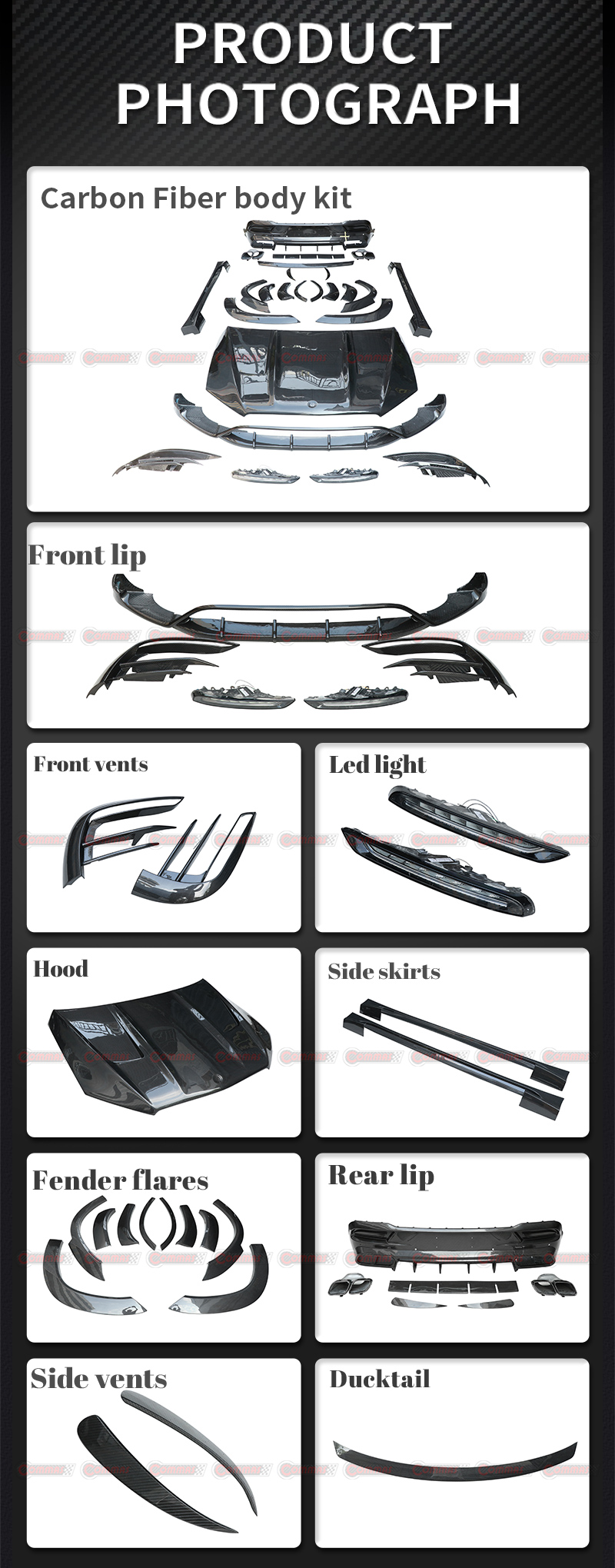 탑카 스타일 바디 키트 메르세데스 벤츠 GLE