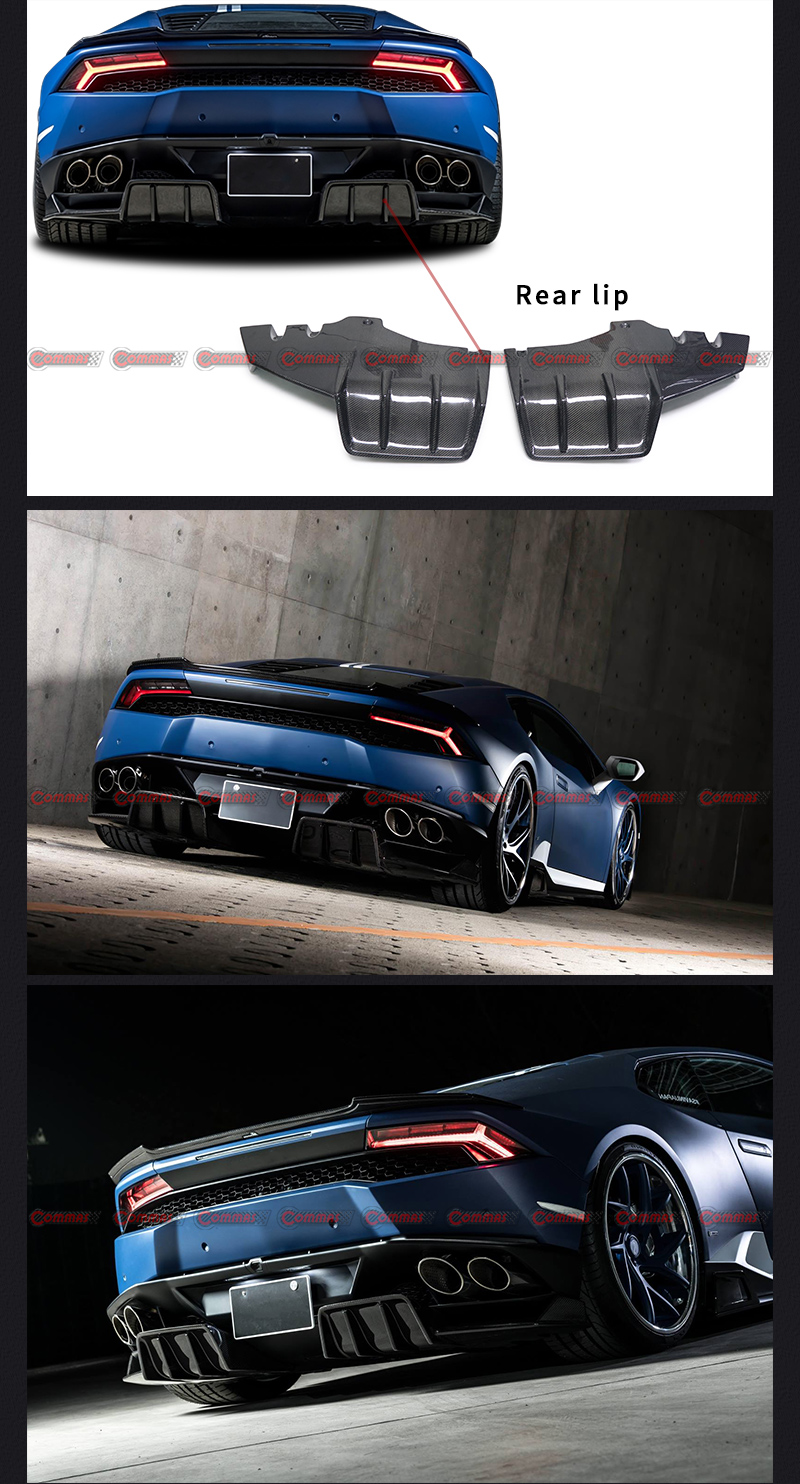 Lambroghini Huracan 용 로웬 리어 범퍼