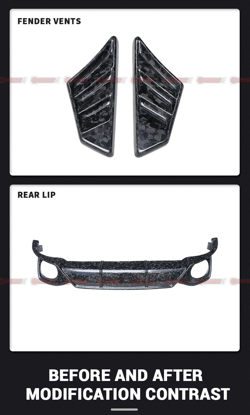 Audi RSQ8 단조 탄소 섬유 바디 키트