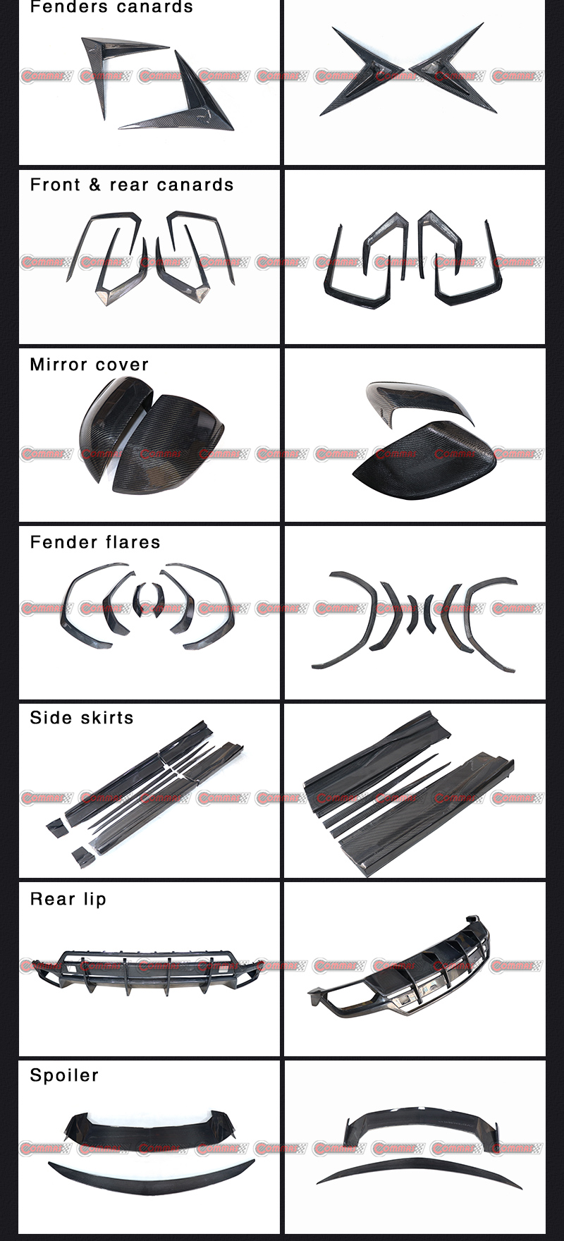 Lambroghini Urus를 위한 탑카 스타일 바디킷