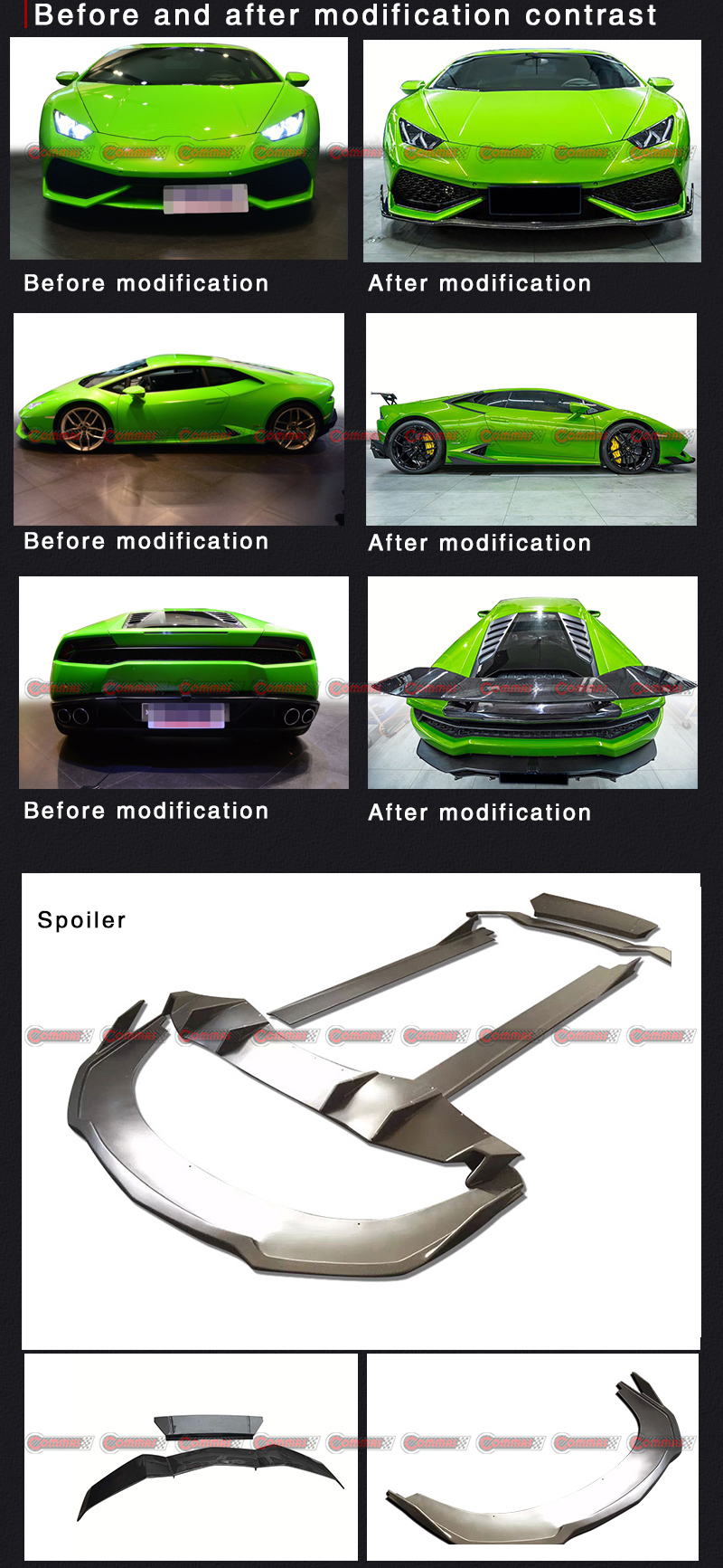 람브로기니 우라칸 LP610 바디킷