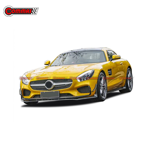 메르세데스 벤츠 AMG GT GTS용 Revozport 스타일 탄소 섬유 앞 립 스플리터