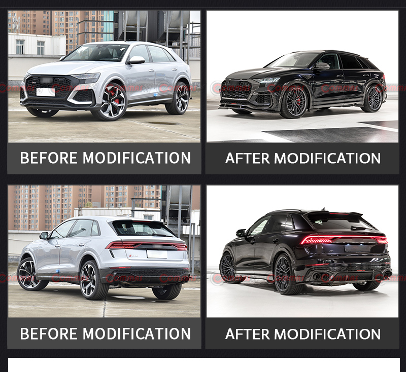 Audi RSQ8 단조 탄소 섬유 바디 키트