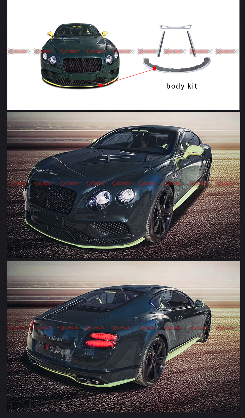 Bentley Continental GT V8S 스타일 바디 키트