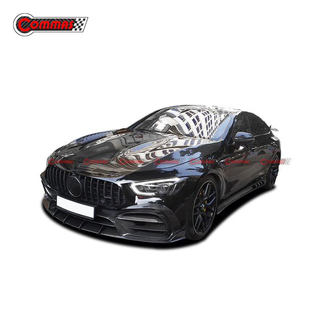 메르세데스 벤츠 AMG GT용 Topcar 스타일 탄소 섬유 사이드 스커트