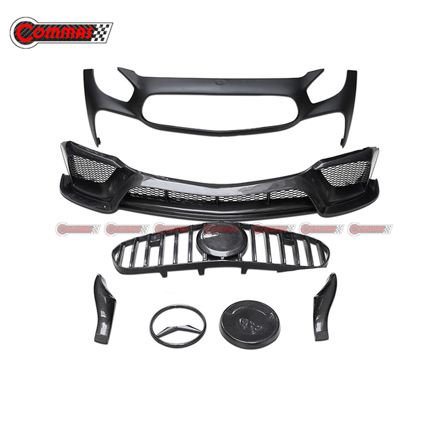 메르세데스 벤츠 AMG GT GTS용 IPM 스타일 탄소 섬유 앞 범퍼