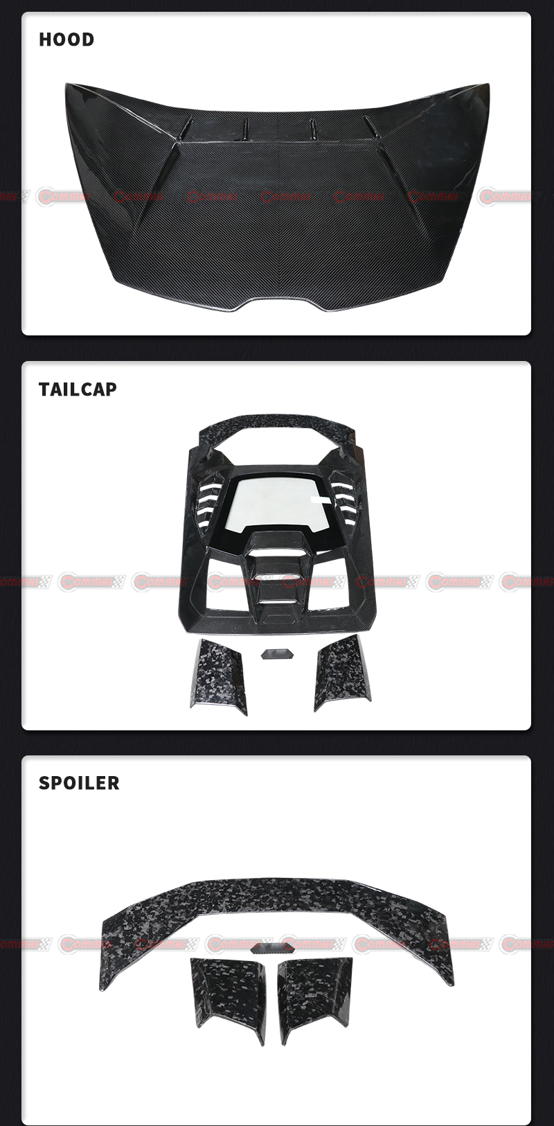 Lambroghini Huracan용 Tecnica 바디 키트