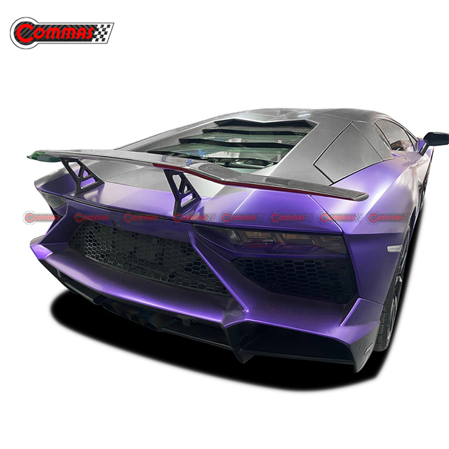Lamborghini Aventador Lp700용 Mansory 스타일 탄소 섬유 리어 윙 스포일러