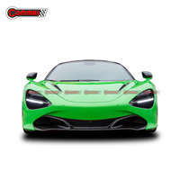 Mclaren 720S용 탄소 섬유 엔진 입구 공기 흡입구 후드 벤트 트림