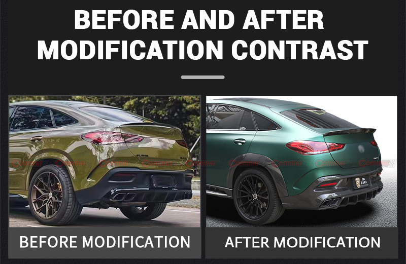 메르세데스 벤츠 GLE 용 탑카 리어 디퓨저