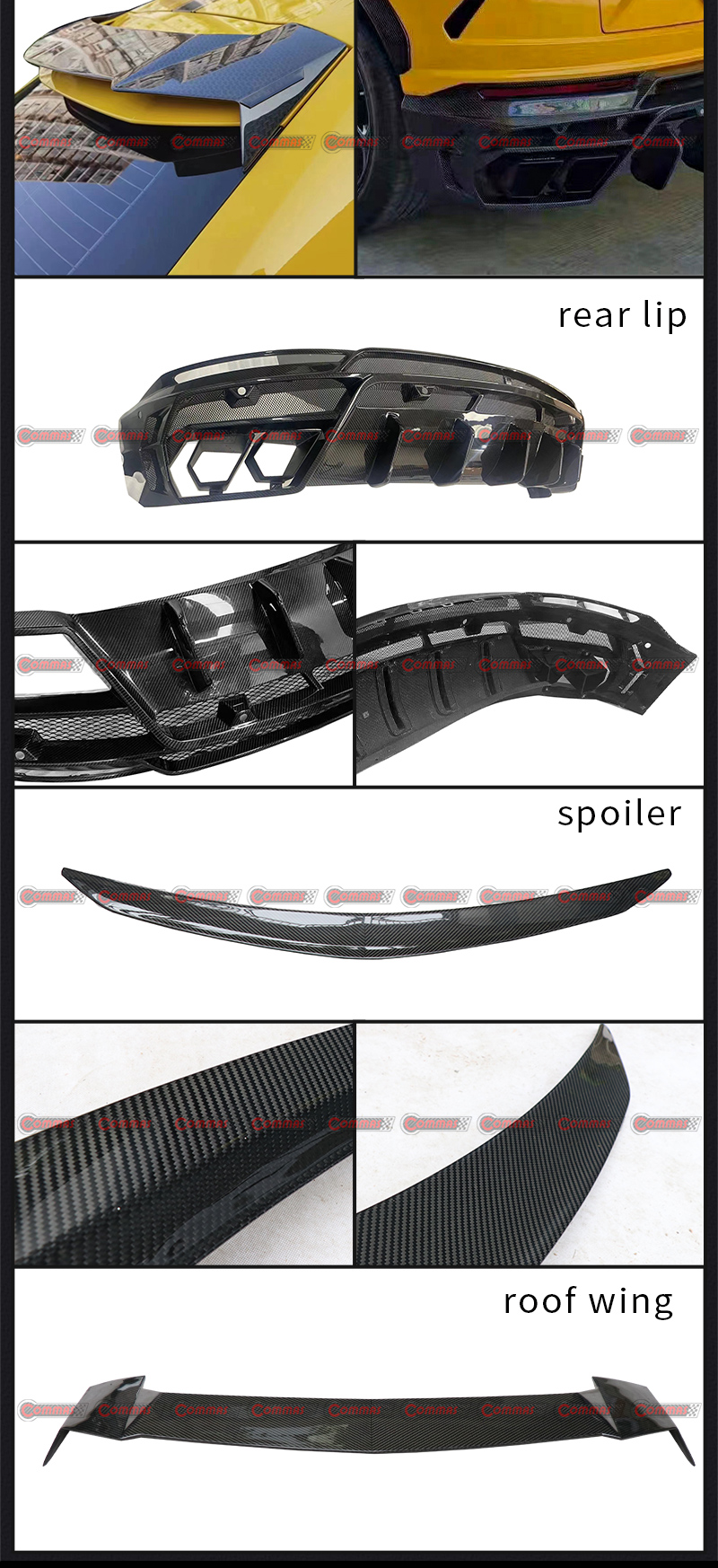 Lamborghini Urus Mansory 스타일 바디 키트