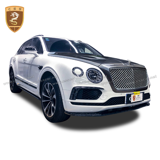 Mansory 후드가 장착된 Bentley Bentayga W12 바디 키트