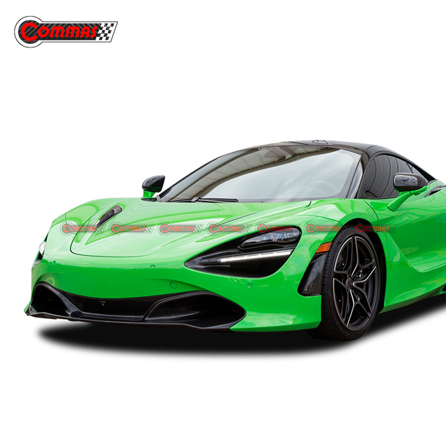 Mclaren 720S용 탄소 섬유 엔진 입구 공기 흡입구 후드 벤트 트림