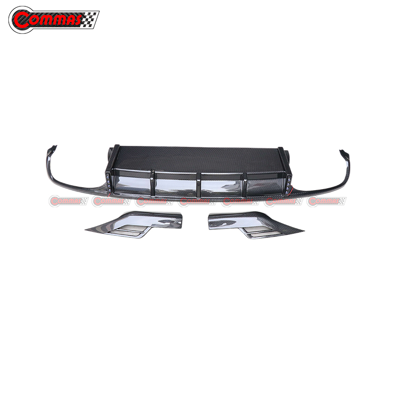 Bentley Bentayga Larte 스타일 건식 탄소 섬유 리어 디퓨저 립