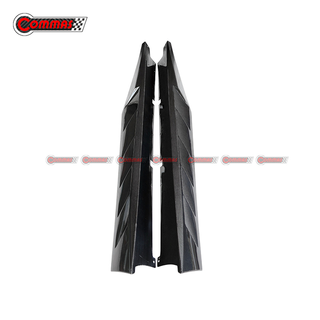 Lamborghini Aventador LP700용 Novitec 스타일 탄소 섬유 사이드 스커트