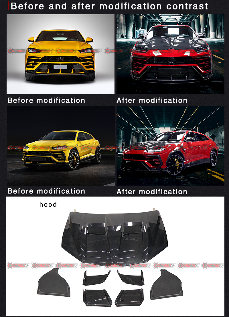 탑카 스타일 엔진 커버 람보르기니 우루스