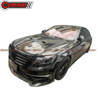 메르세데스 벤츠 S 클래스 쿠페 S63용 Mansory 스타일 탄소 섬유 앞 립