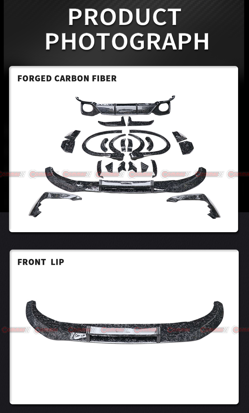 Audi RSQ8 단조 탄소 섬유 바디 키트