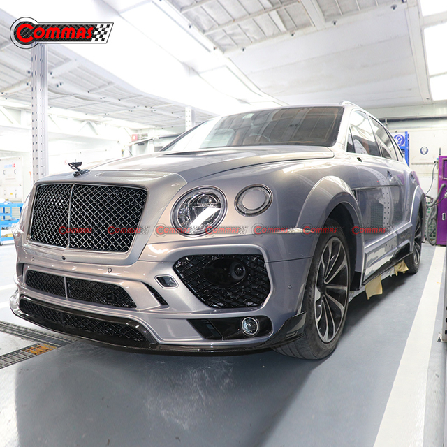 Bentley Bentayga용 하프 카본 파이버 맨소리 바디 키트