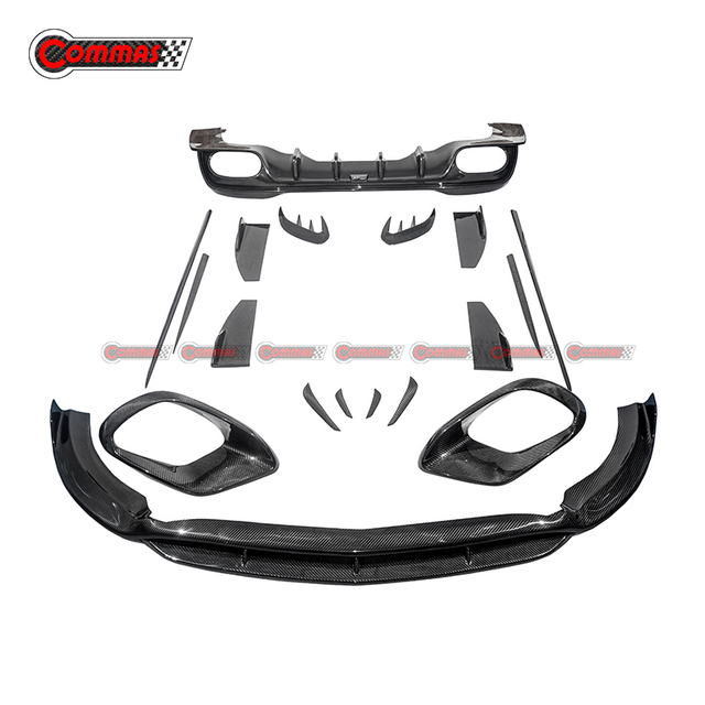 메르세데스 벤츠 CLA W118 CLA35AMG용 쉼표 스타일 탄소 섬유 바디 키트