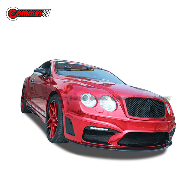 Bentley Continental GT 2008-2011용 Wald 스타일 유리 섬유 소형 바디 키트