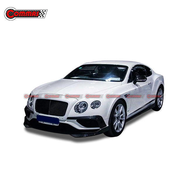 Bentley GT용 STARTECH 스타일 탄소 섬유 앞 범퍼 스플리터 립